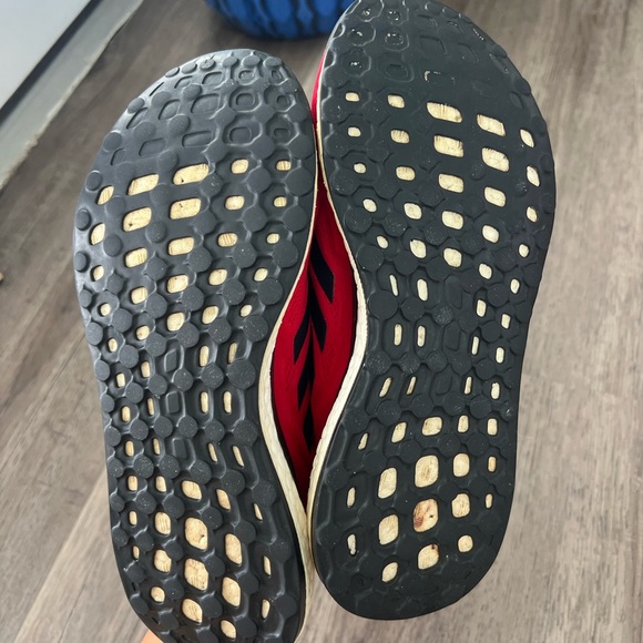 Adidas Scarlet and Black Athletic Sneakers - Picture 4 of 4